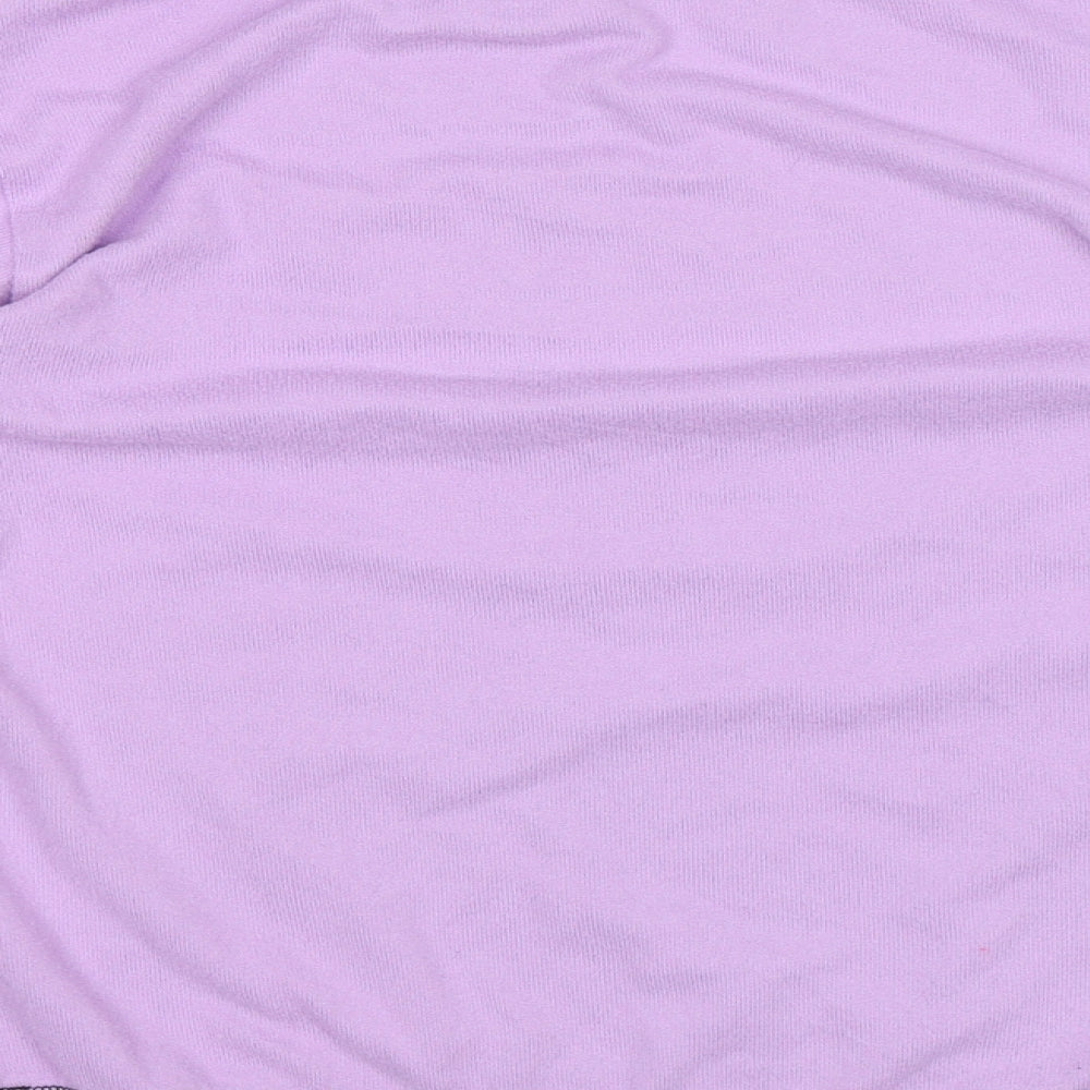 Studio Sleepwear Womens Purple Solid Top Pyjama Top Size 8 - Oh hello weekend lets do this