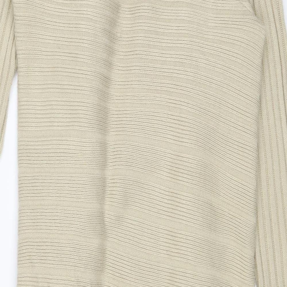 Casual Club Womens Beige Shrug Jumper Size M