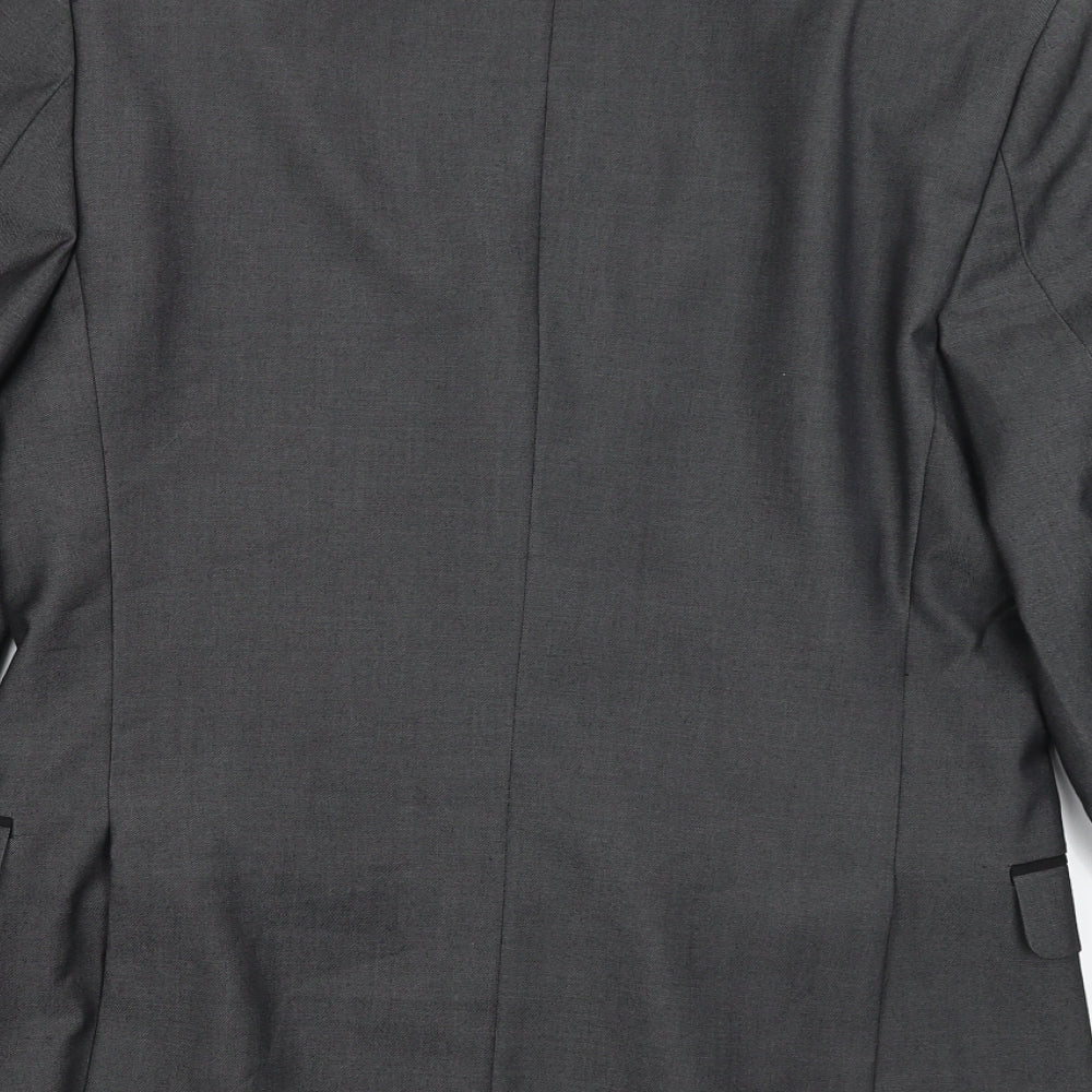 Burton Mens Grey Jacket Blazer Size 36