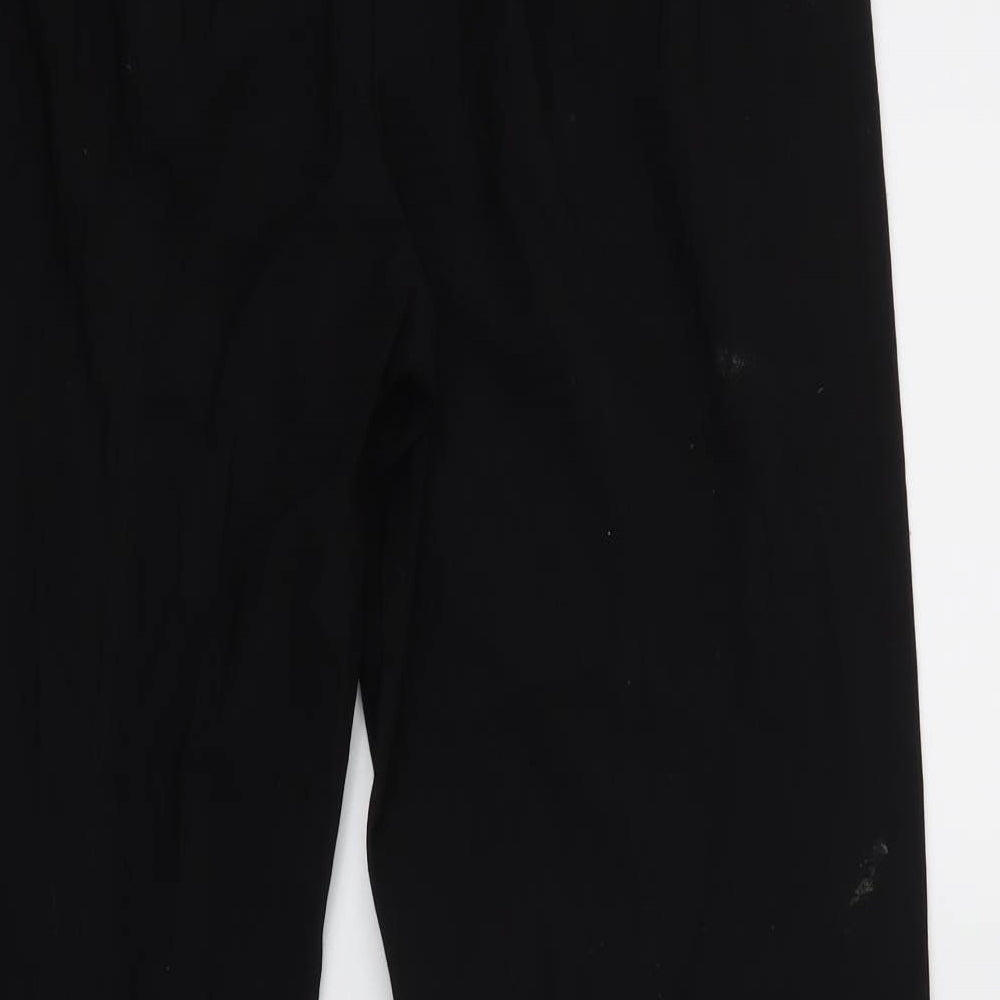 Bonprix Womens Black Dress Pants Trousers Size 16 L28 in