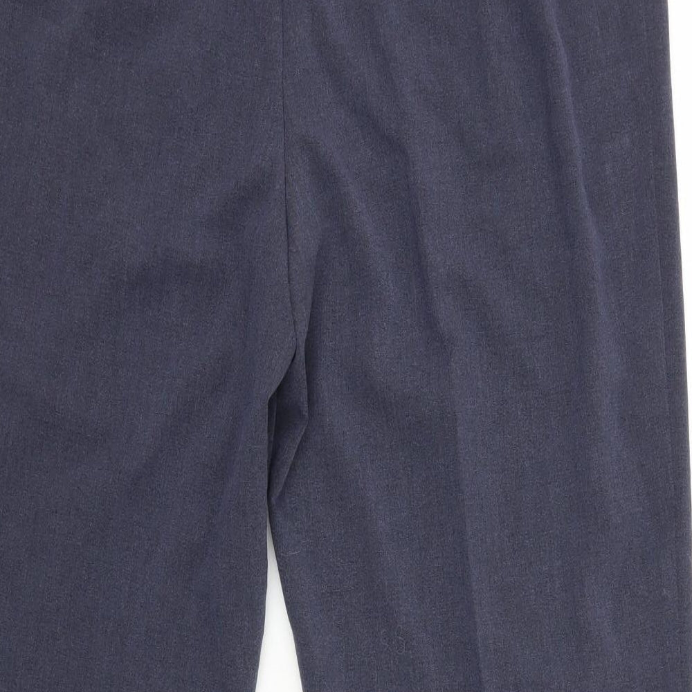 Marks & Spencer Womens Black Dress Pants Trousers Size 14 L26 in
