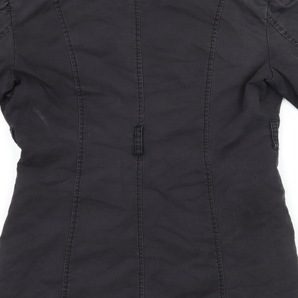 RCC Fashion Womens Black Jacket Coatigan Size L