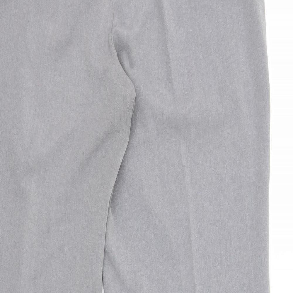Osca B Womens Grey Dress Pants Trousers Size 12 L27 in