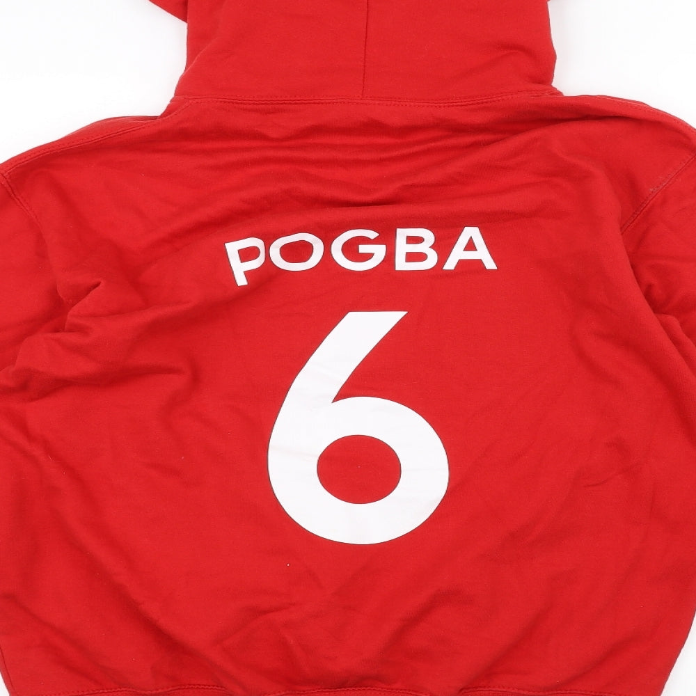 AWD Womens Red Pullover Hoodie Size M - POGBA