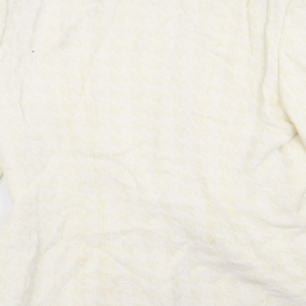 Preworn Womens White Jacket Size 38