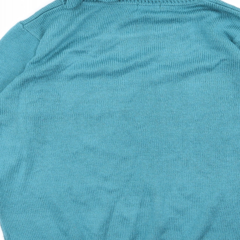 Damart Womens Blue Pullover Jumper Size M
