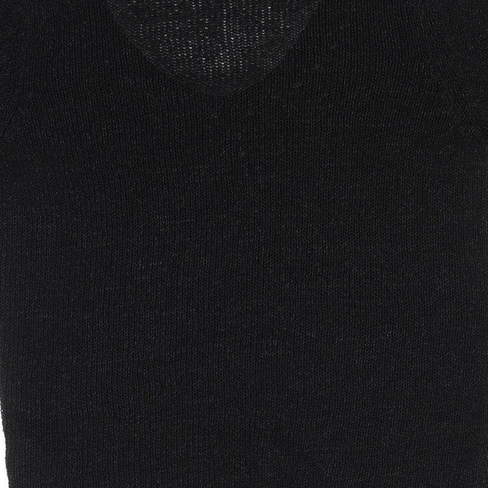 NEXT Womens Black Knit Pullover Jumper Size 10