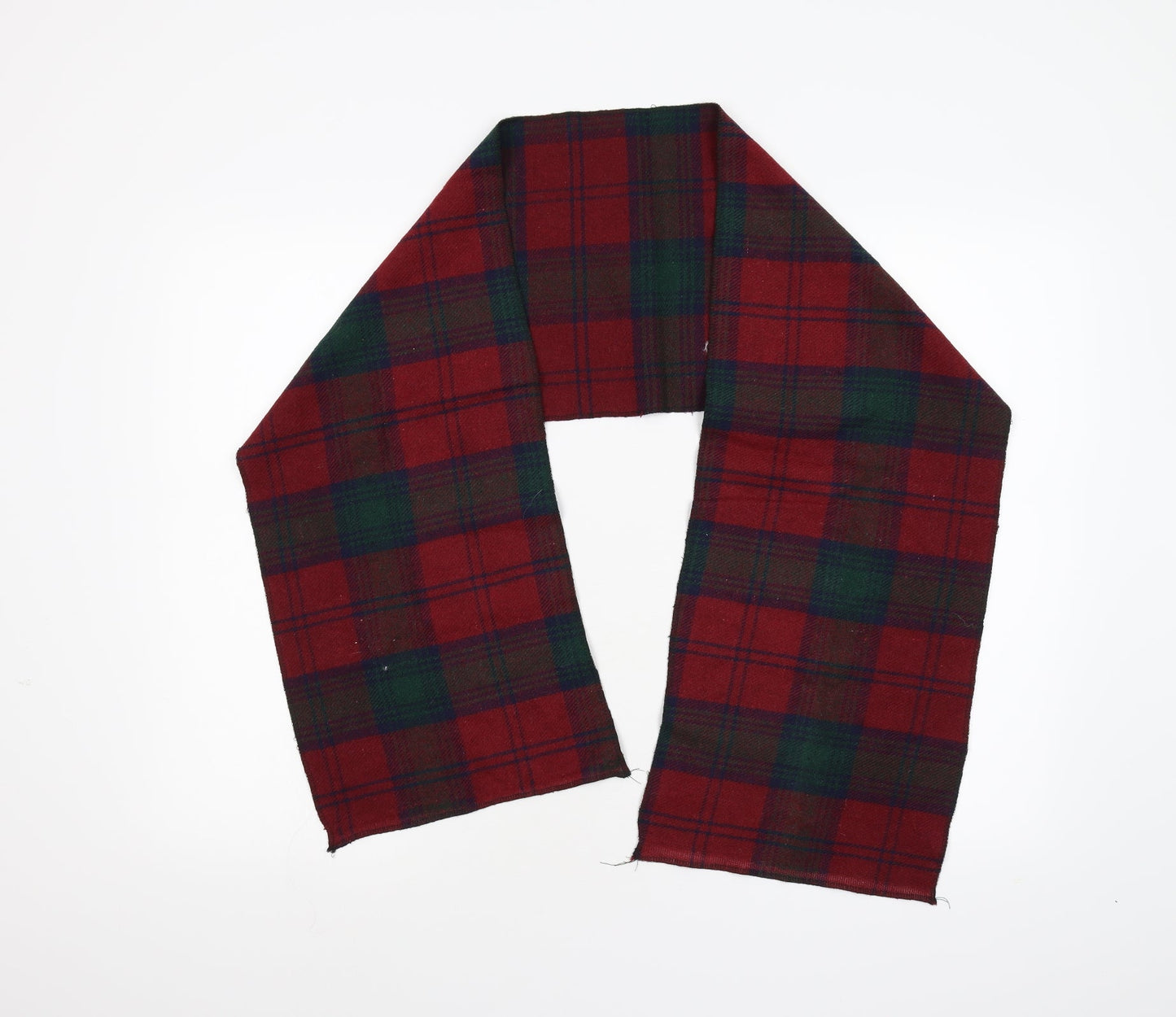 Preworn Red Knit Scarf One Size