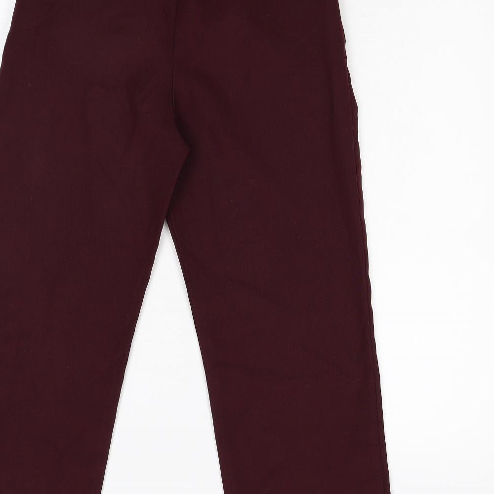 Preworn Girls Red Carrot Trousers Size 14 Years