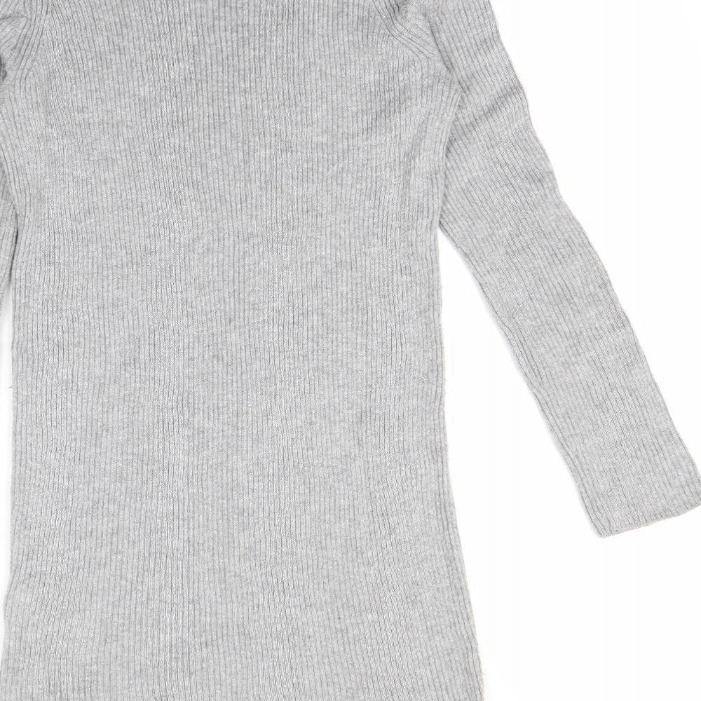 Dorothy Perkins Womens Grey Pullover Jumper Size 10