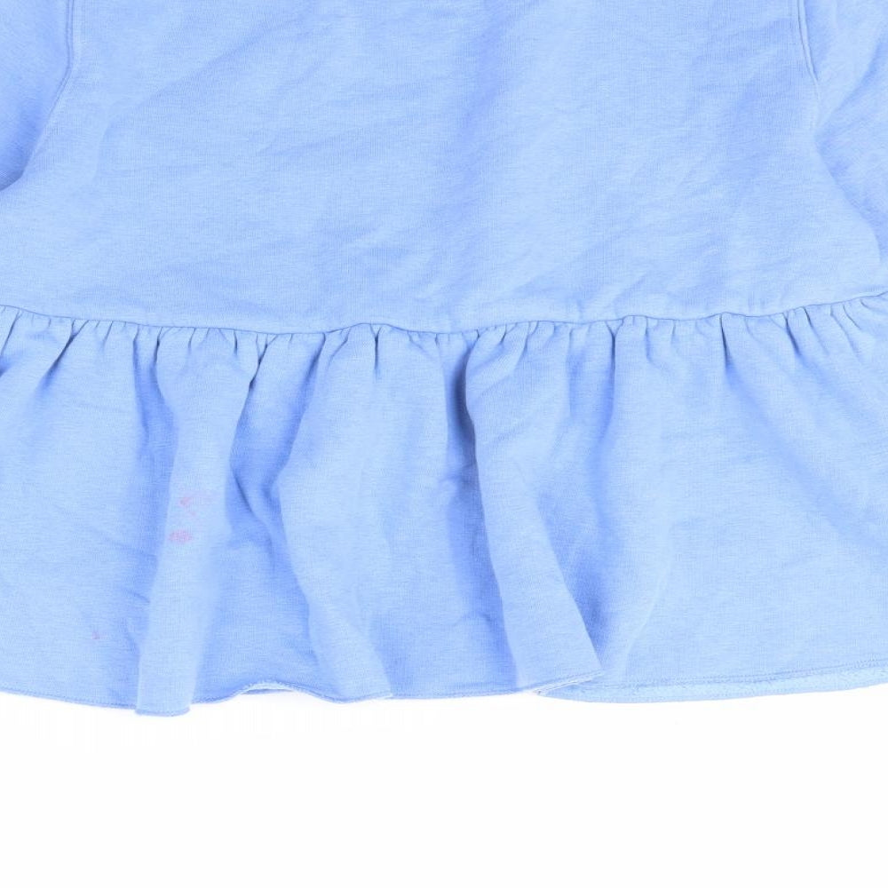 Marks & Spencer Girls Blue Pullover Jumper Size 10 Years