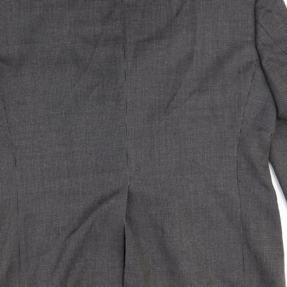 Marks & Spencer Mens Blue Jacket Blazer Size 40 - shoulder pads