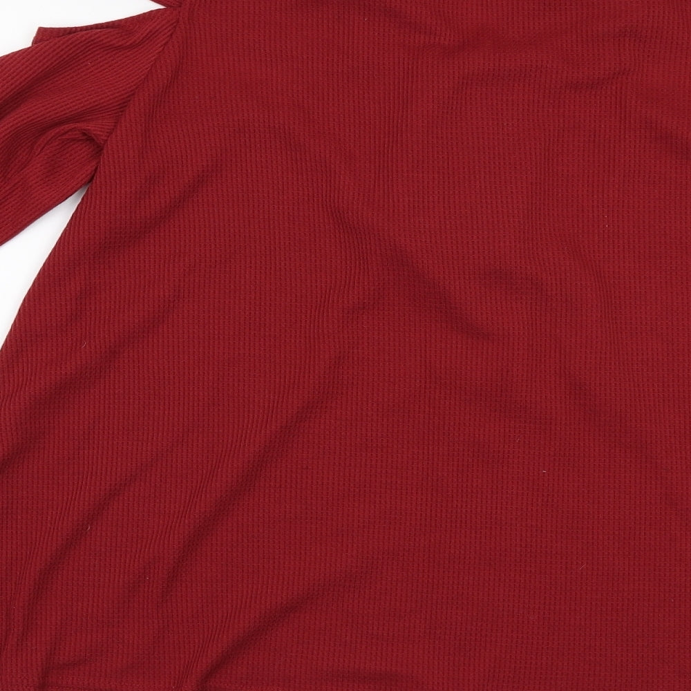 Preworn Womens Red Pullover Jumper Size M