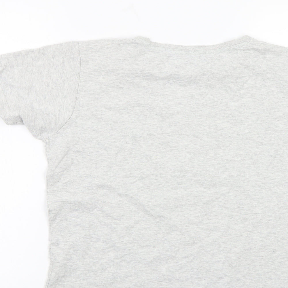 Smyx Boys Grey Basic T-Shirt Size 14 Years