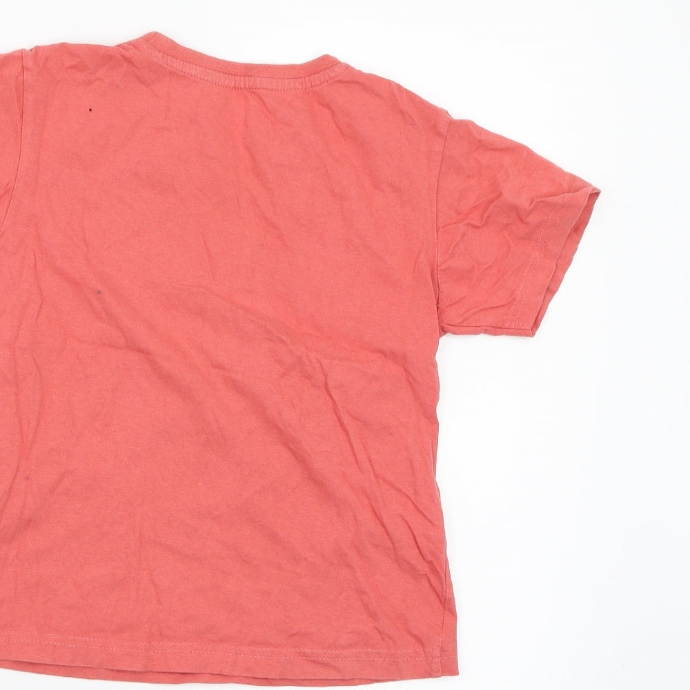 Gemo Boys Red Basic T-Shirt Size 8-9 Years