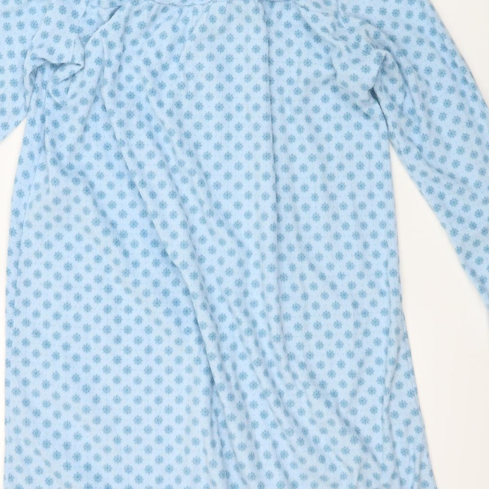 Inspiration Womens Blue Polka Dot Dress Size 14