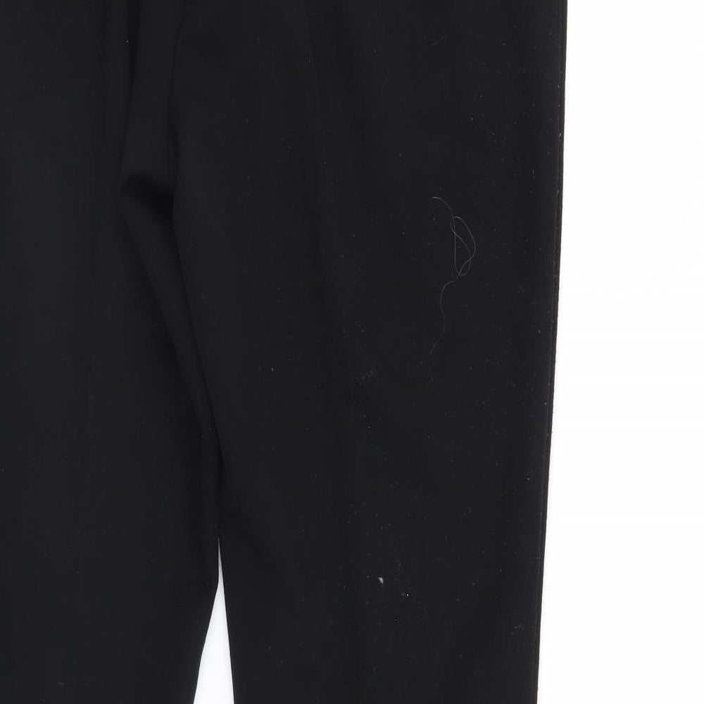 Marks & Spencer Womens Black Sweatpants Trousers Size 14 L29 in