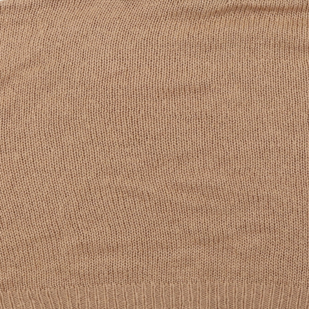 New Look Womens Brown Knit Pullover Jumper Size M