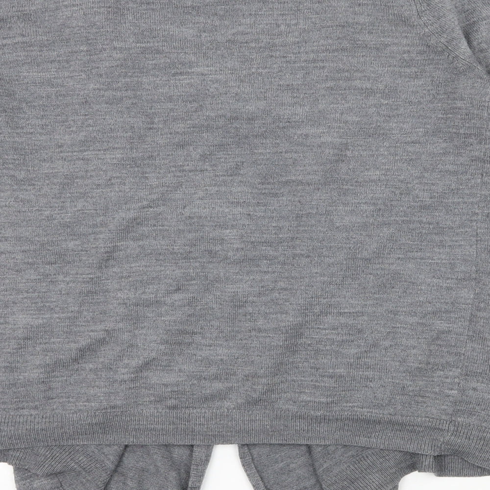 George Womens Grey Knit Cardigan Jumper Size 14