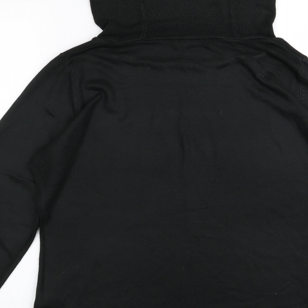 Marks & Spencer Womens Black Basic T-Shirt Size 16