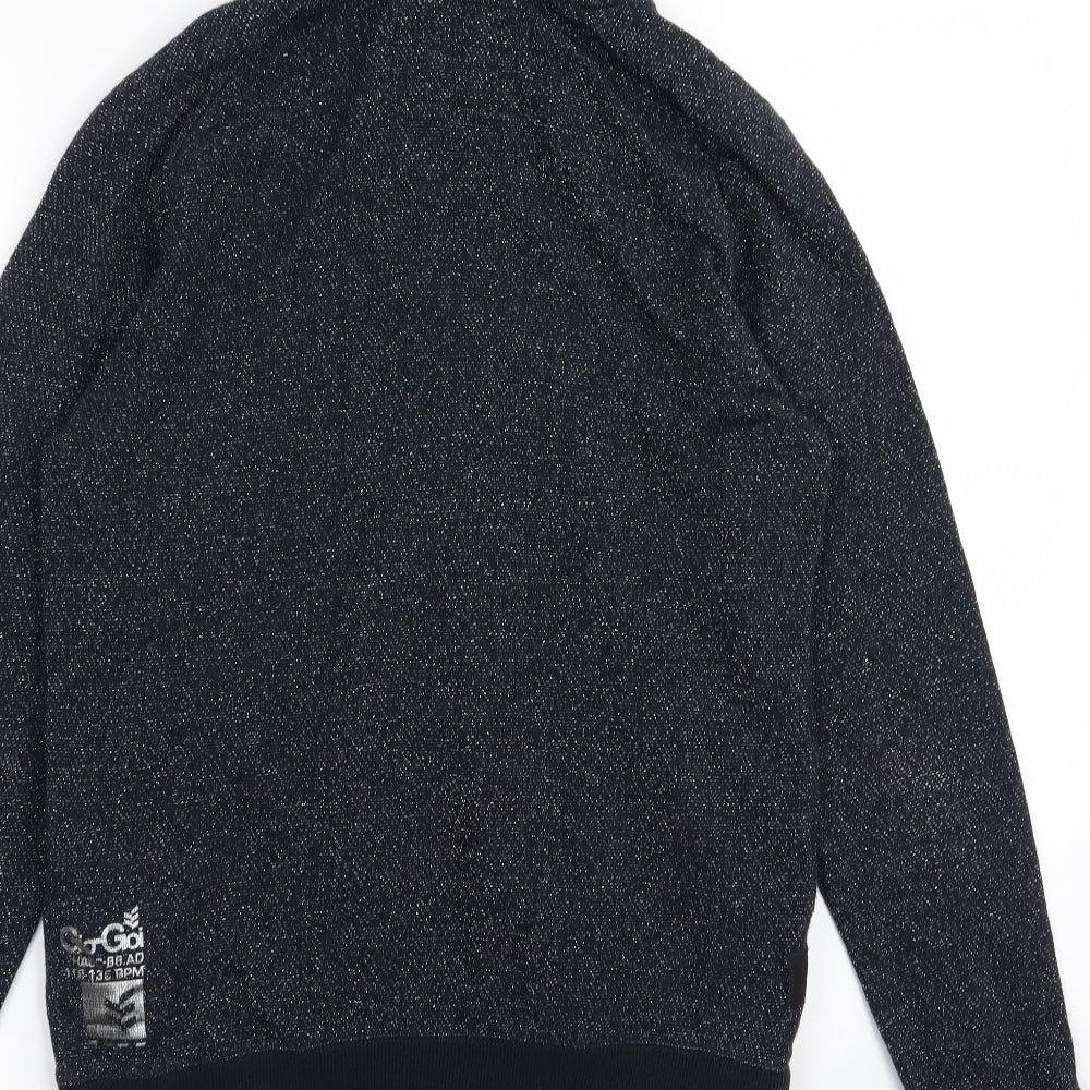 GioGoi Womens Blue Full Zip Jumper Size S