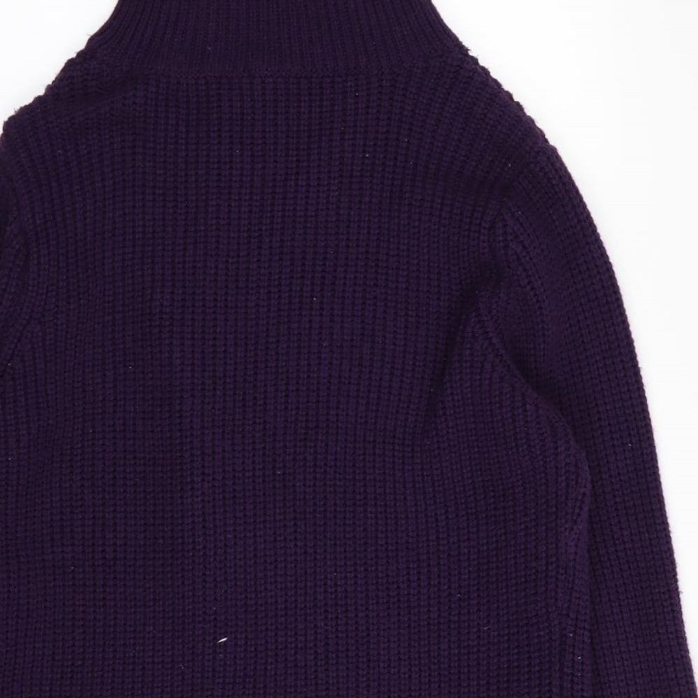 BHS Womens Purple Full Zip Jumper Size 18