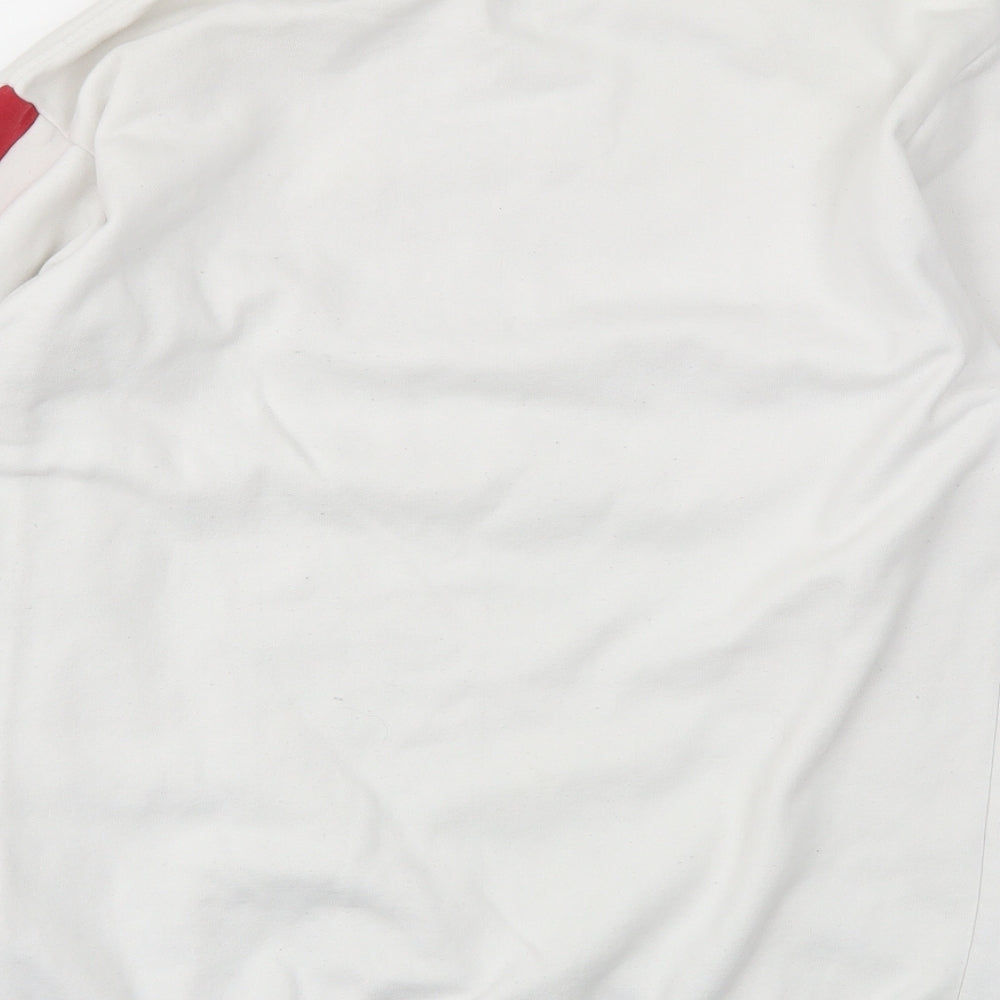H&M Womens White Pullover Jumper Size M