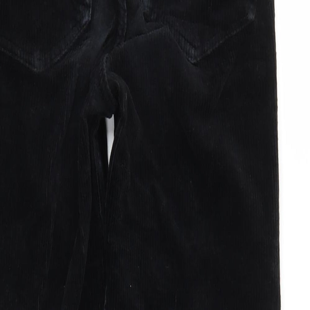 H&M Womens Black Trousers Size 6 L26 in