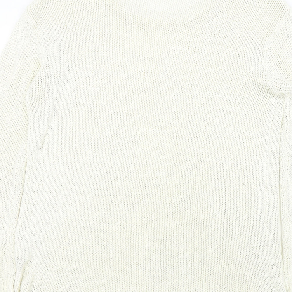 H&M Womens Beige Pullover Jumper Size M