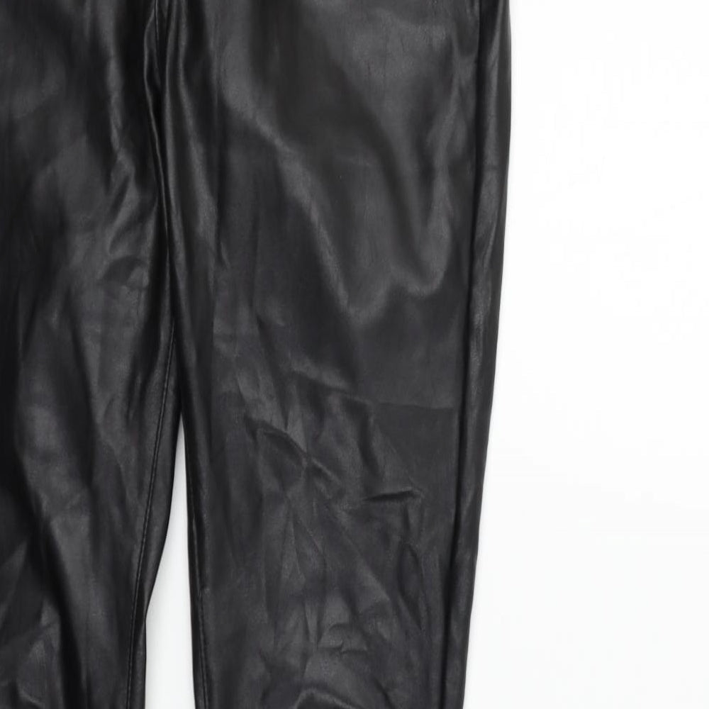 Colourful Premium Womens Black Jegging Trousers Size XL L30 in