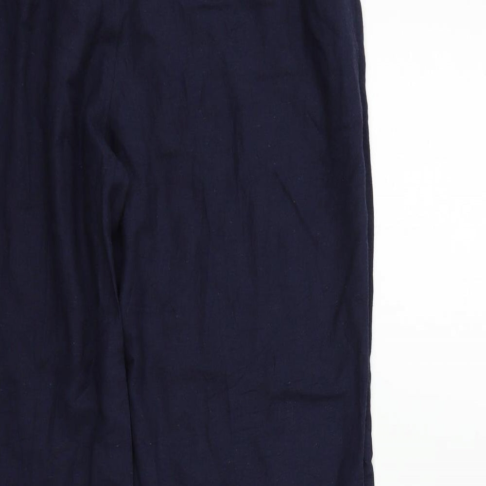 Joanna Womens Blue Trousers Size 16 L27 in