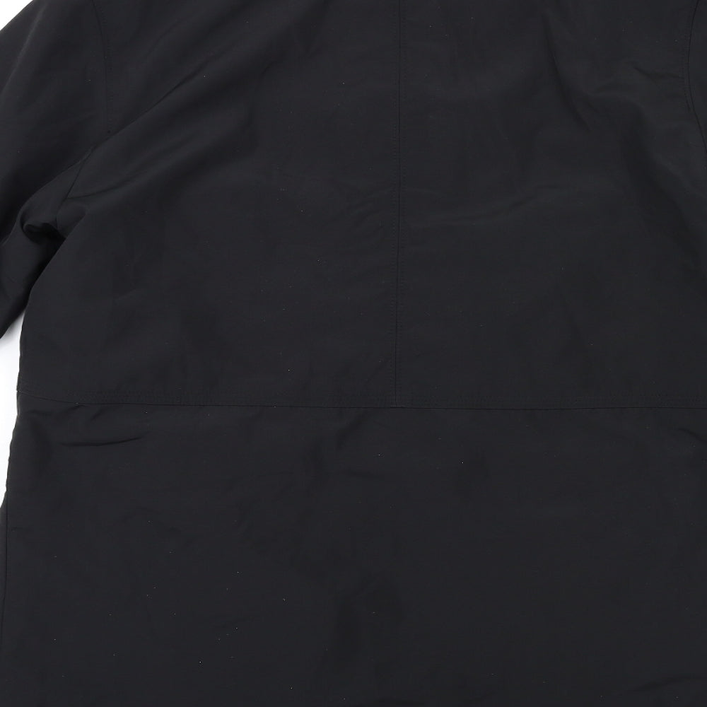 JFW Womens Black Overcoat Coat Size 10