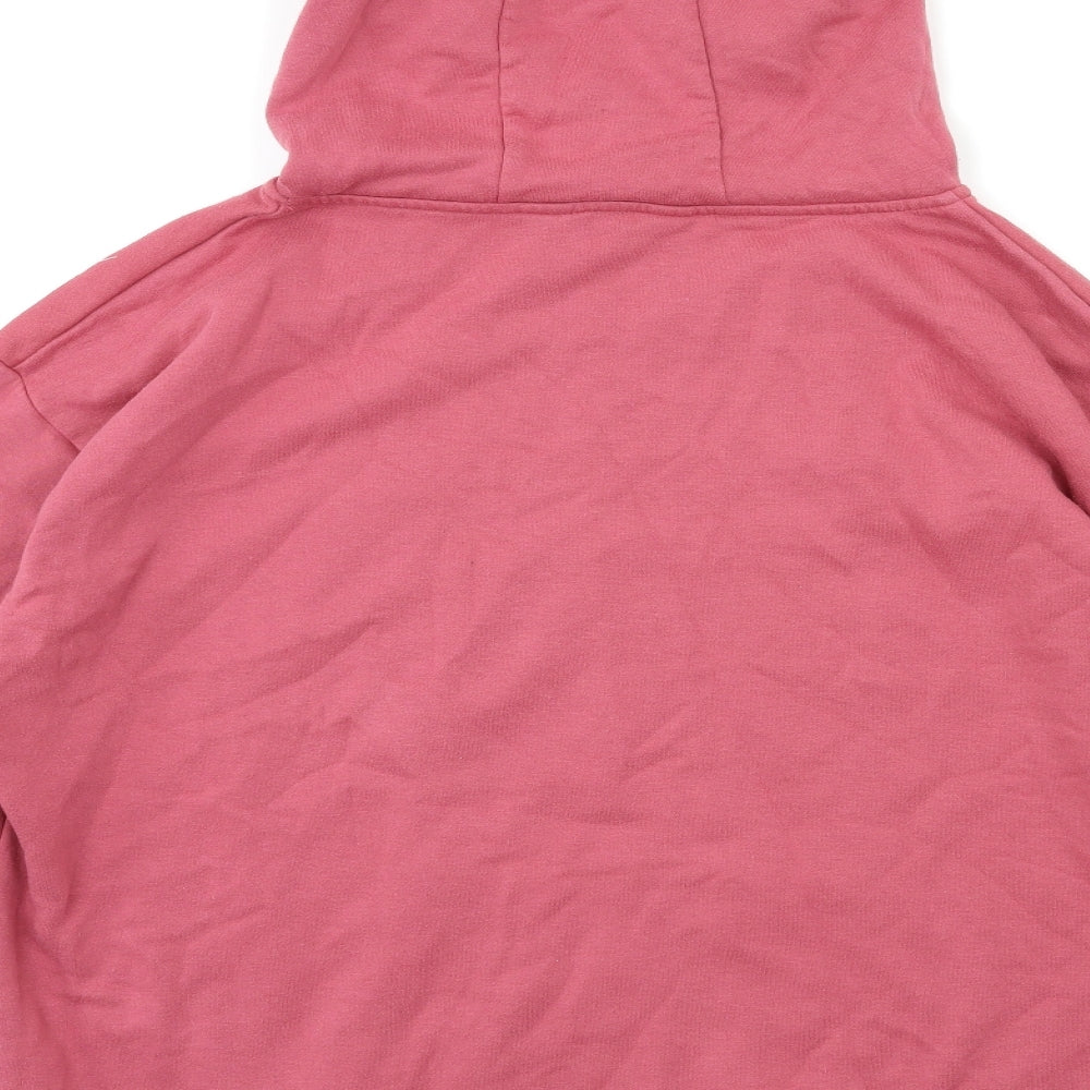 H&M Womens Pink Pullover Hoodie Size L
