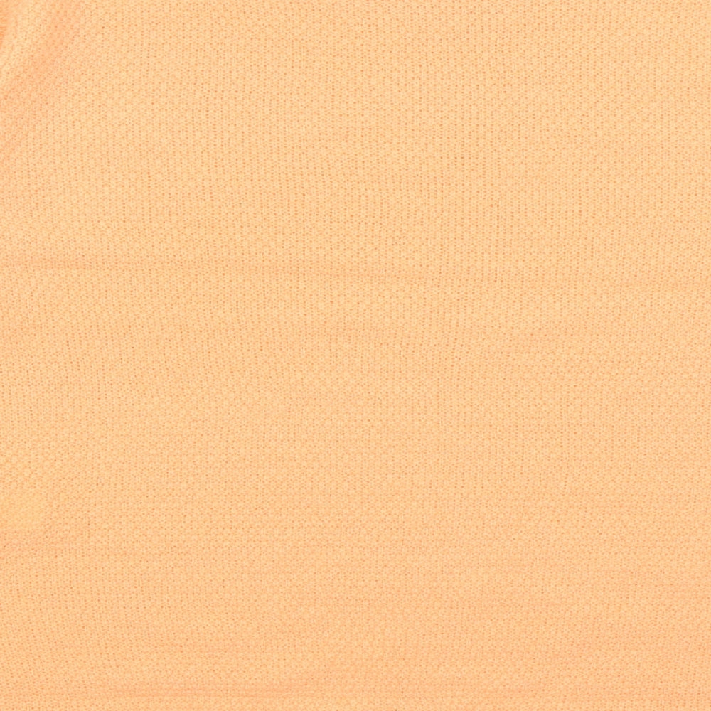 Boohoo Womens Orange Pullover Jumper Size L