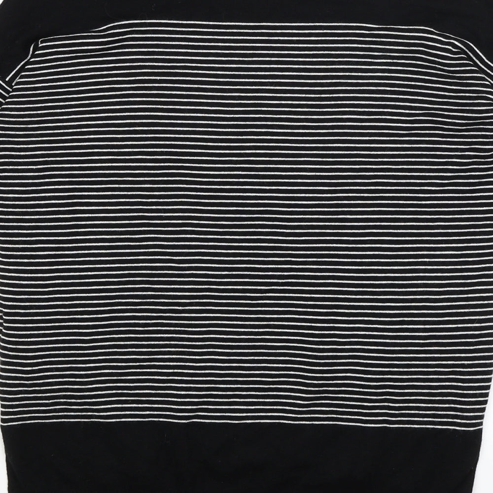 Atmosphere Womens Black Striped Pullover Jumper Size 8
