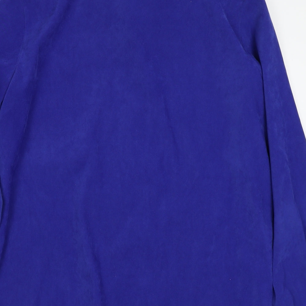 East line Womens Blue Basic Button-Up Size 2XL