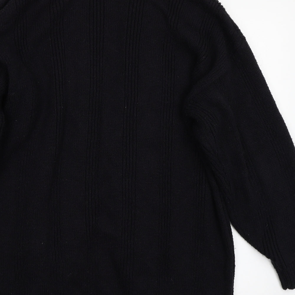 Soft wear Womens Black Pullover Jumper Size S