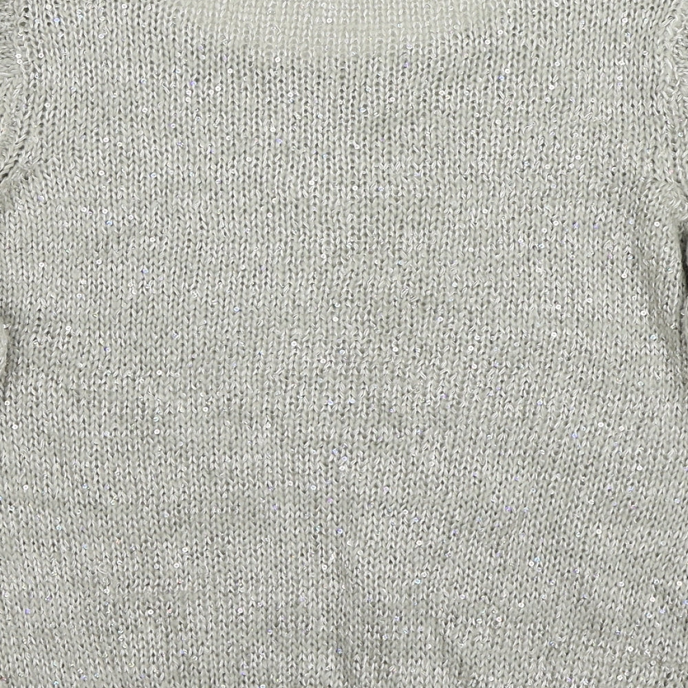 M&Co Womens Grey Pullover Jumper Size L
