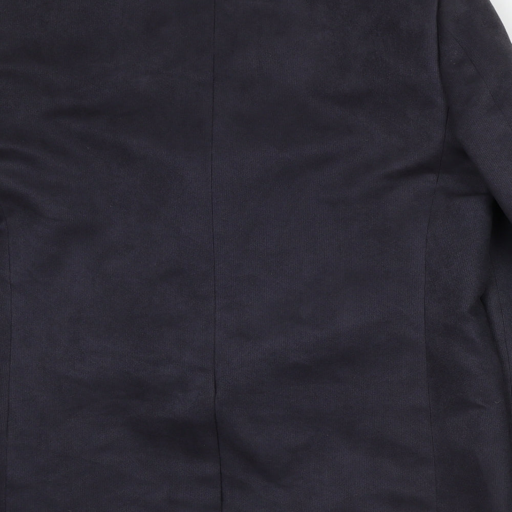 Greenwoods Mens Blue Jacket Suit Jacket Size 40