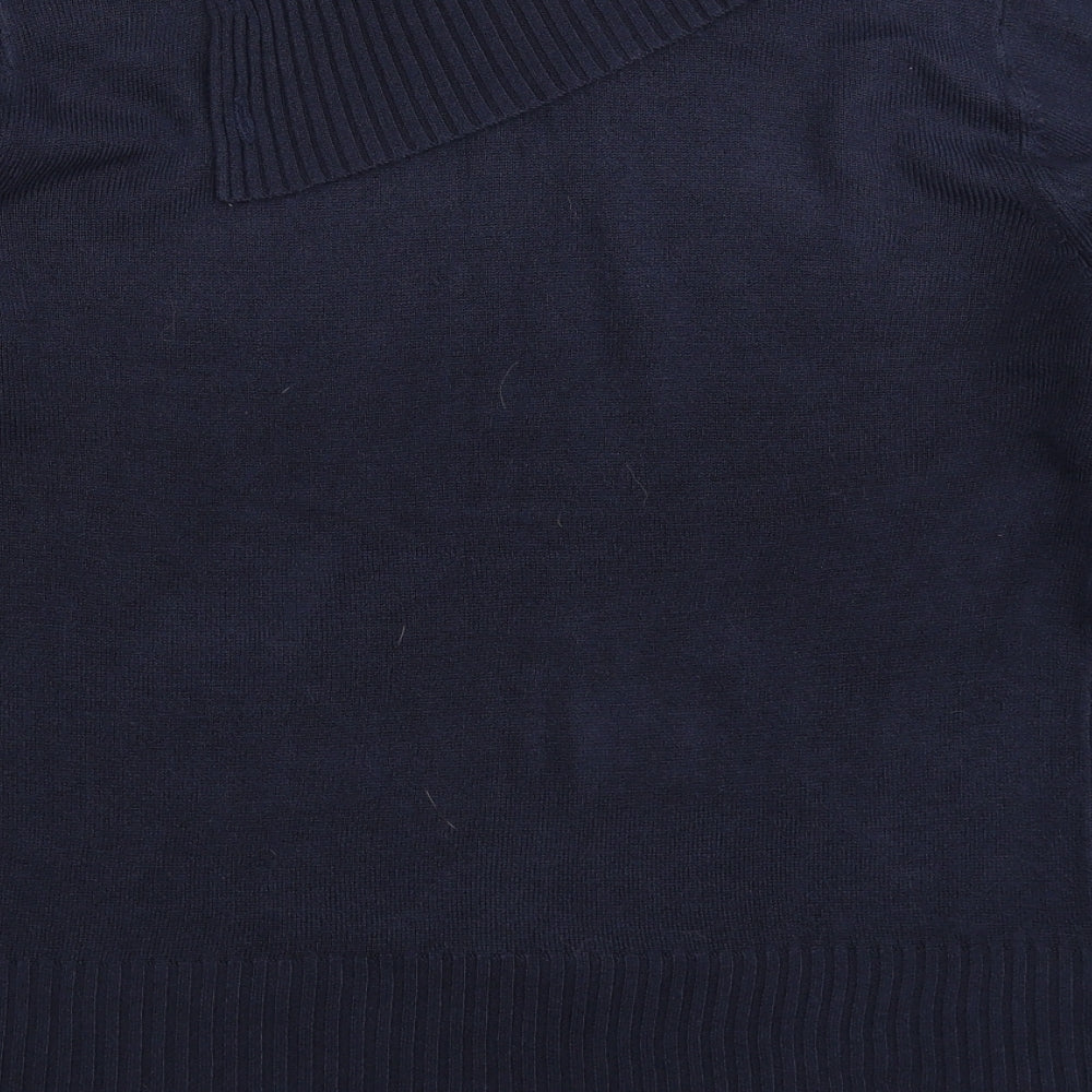Store Twenty One Womens Blue Knit Pullover Jumper Size 18