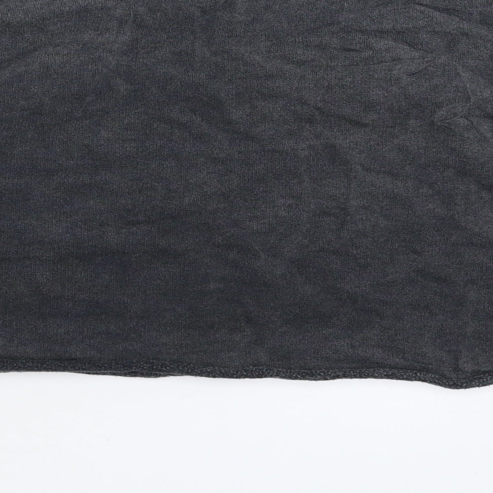 Topshop Womens Grey Pullover Sweatshirt Size 6