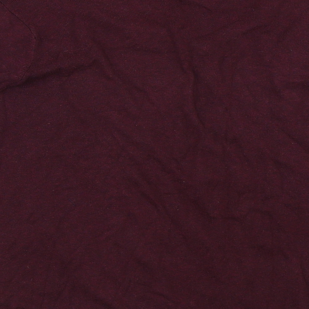George Mens Red Pullover Jumper Size M