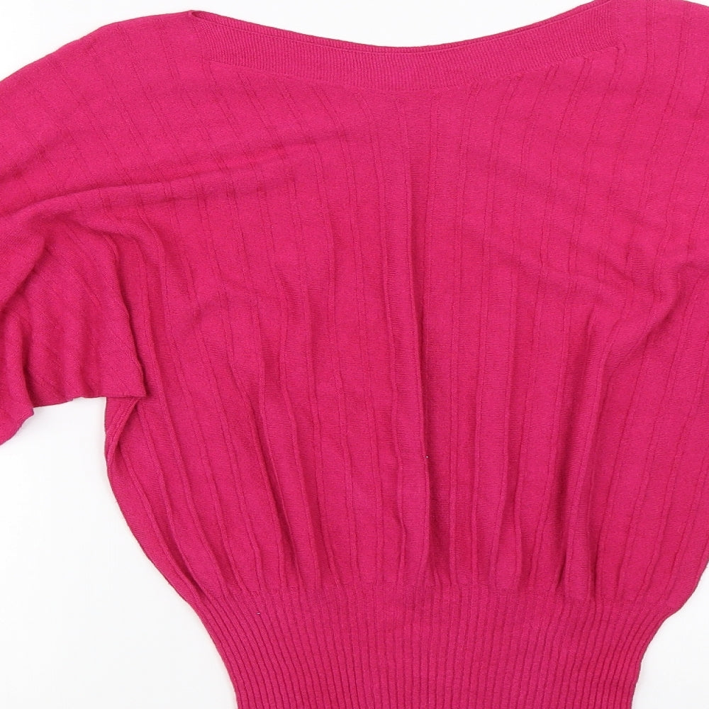 Luisa Conti Womens Pink Pullover Jumper Size S