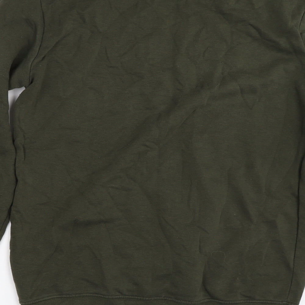 Divided by H&M Womens Green Pullover Sweatshirt Size XS