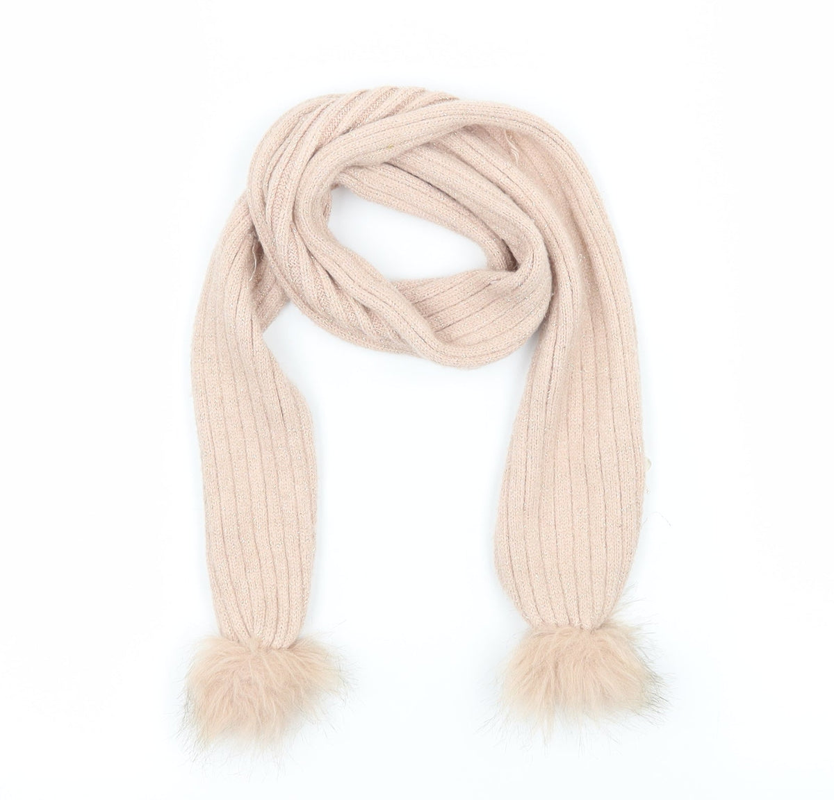 Primark Girls Beige Knit Scarf Scarves & Wraps One Size