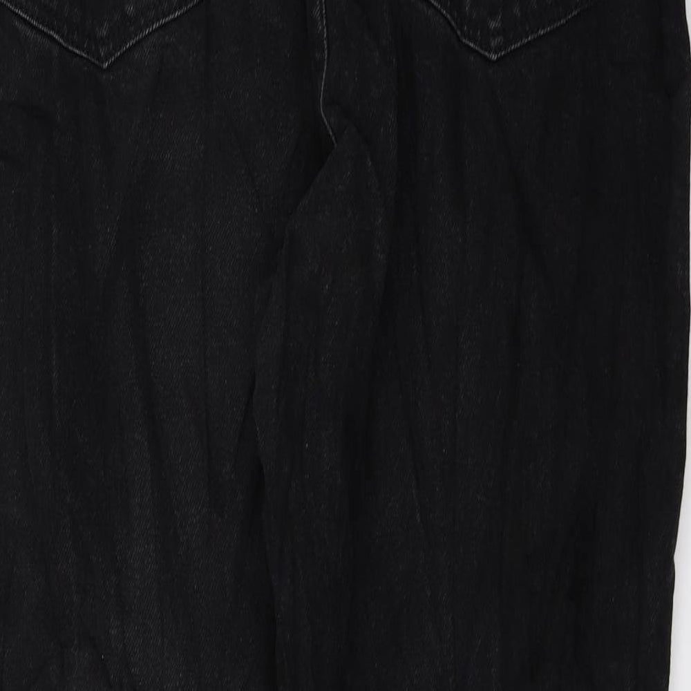 Reclaimed Vintage Womens Black Denim Straight Jeans Size 30 in L26 in
