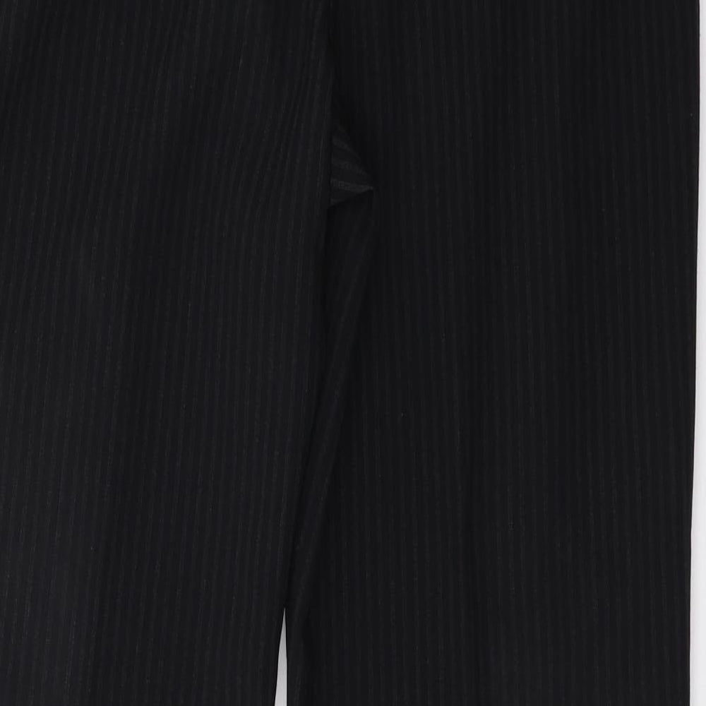 F&F Womens Blue Striped Trousers Size 8 L28 in