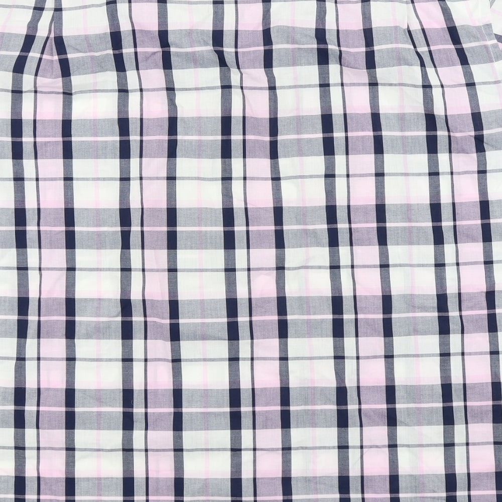 Cedarwood State Mens Orange Check Button-Up Size 2XL