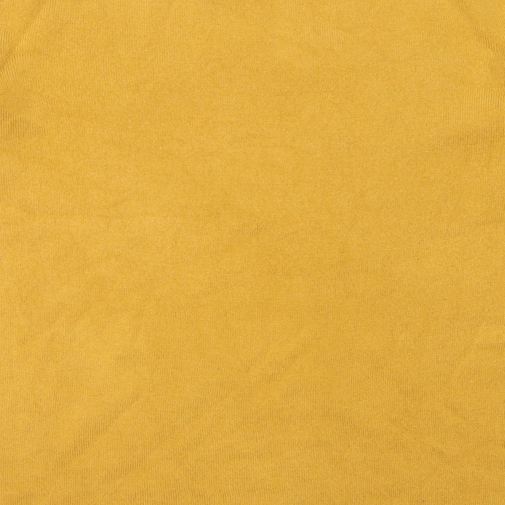 Vida Vi Womens Yellow Pullover Jumper Size L