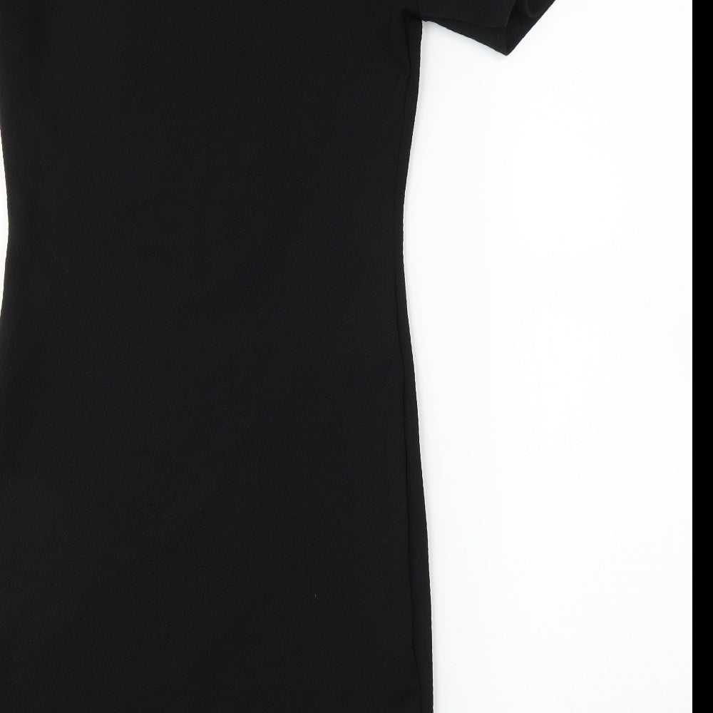 Bonnie & Clyde Womens Black Sheath Size S